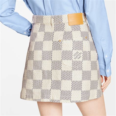 lv high waisted skirt